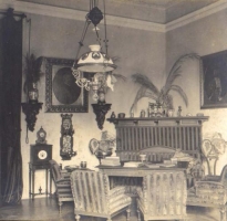 Interiér zámku počátkem 20. století