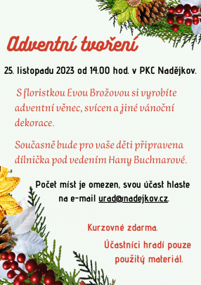 Adventní tvoření