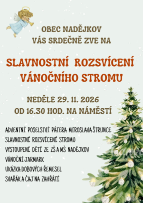 Rozsvícení vánočního stomu