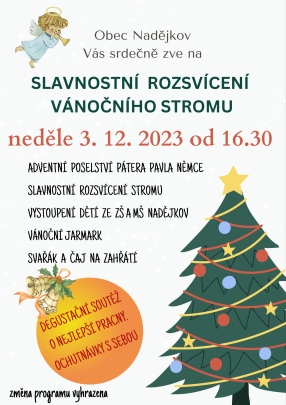 Rozsvícení vánočního stromu