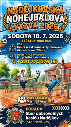Nadějkovská nohejbalová výzva 2026