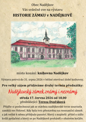 Výstava - Historie zámku Nadějkov