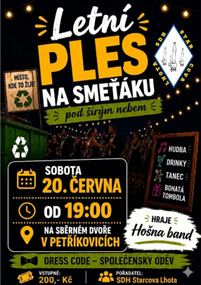 Letní ples na SMEŤÁKU pod širým nebem