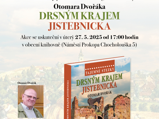 Pozvánka na křest knihy Otomara Dvořáka