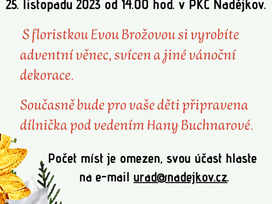 Adventní tvoření