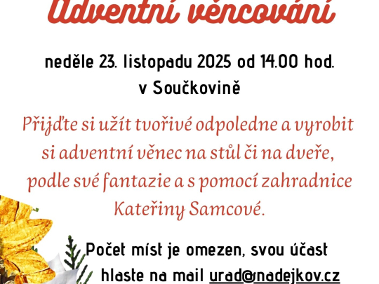 Adventní věncování