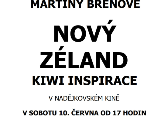 Čajovna Na stezce - Martina Břeňová: Nový Zéland