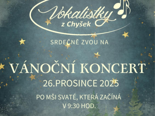 Pozvánka na "Vánoční koncert"